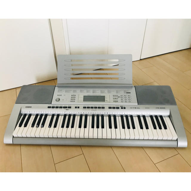 CASIO(カシオ)の電子ピアノ・キーボード　CACIO CTK-4000 楽器の鍵盤楽器(キーボード/シンセサイザー)の商品写真