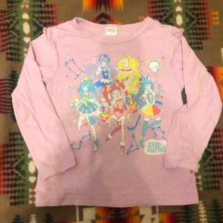 バンダイ(BANDAI)のプリキュア　袖フリルカットソー　110(Tシャツ/カットソー)