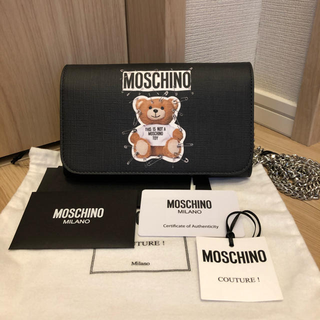 MOSCHINO(モスキーノ)のMOSCHINO テディベア チェーンウォレット レディースのバッグ(ハンドバッグ)の商品写真