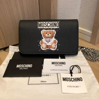 モスキーノ(MOSCHINO)のMOSCHINO テディベア チェーンウォレット(ハンドバッグ)