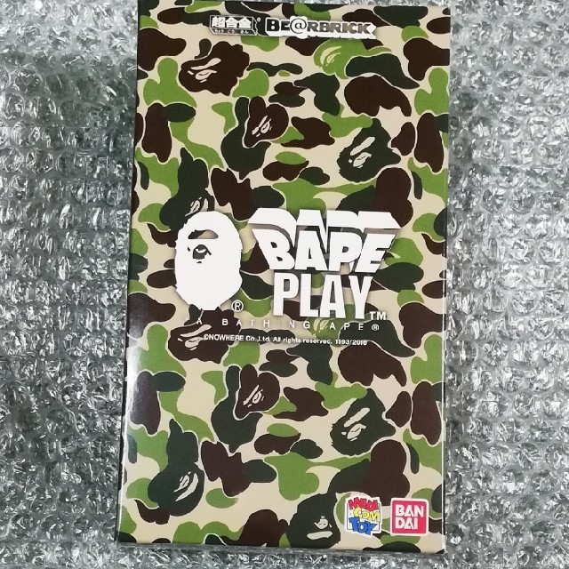 A BATHING APE(アベイシングエイプ)のBAPE PLAY 超合金 ベアブリック エンタメ/ホビーのおもちゃ/ぬいぐるみ(キャラクターグッズ)の商品写真