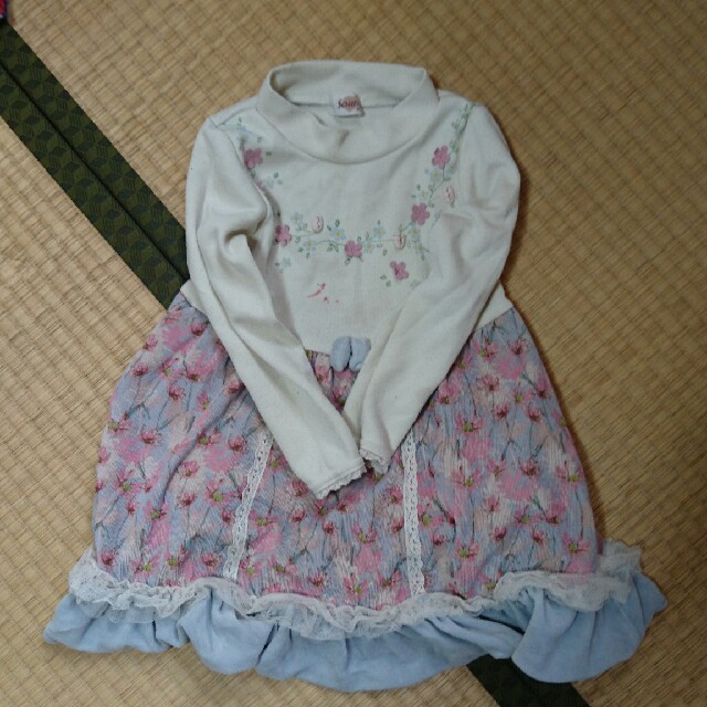 Souris(スーリー)のスーリー souris ワンピース 100サイズ キッズ/ベビー/マタニティのキッズ服女の子用(90cm~)(ワンピース)の商品写真