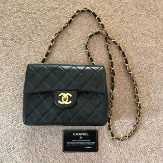 シャネル CHANEL ミニショルダー マトラッセ ヴィンテージ