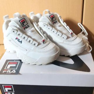 フィラ(FILA)のキッズ FILA DISRUPTOR II US12 18cm(スニーカー)