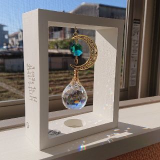 スワロフスキー(SWAROVSKI)の～Happy   moon～    サンキャッチャー(モビール)