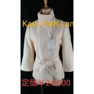 カールパークレーン(KarL Park Lane)の★447★定24.800円★カールパークレーン★八分袖ジャケット/コート★11号(ノーカラージャケット)