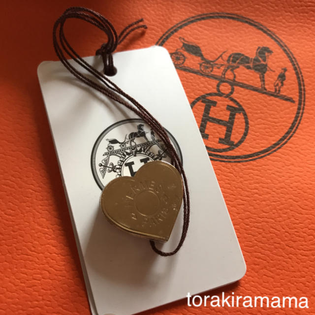 HERMÈS ツイリー リング ハート ミニ クー ゴールド 新品 タグ付き☆ HERMÈS ツイリー リング ハート ミニ クー ゴールド 新品 タグ付き☆