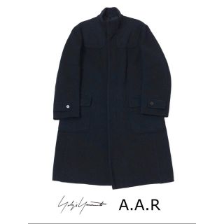 ヨウジヤマモト(Yohji Yamamoto)のヨウジヤマモト    ハイネックロング高級カシミヤコート(ステンカラーコート)