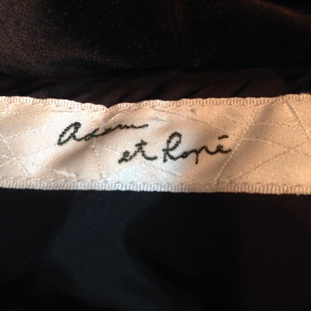 Adam et Rope'(アダムエロぺ)のアダムエロペ☆スエードショートダウン レディースのジャケット/アウター(ダウンコート)の商品写真