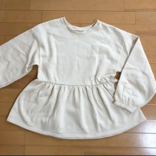 ザラ(ZARA)のZARA 裾フレア トレーナー 裏起毛(トレーナー/スウェット)