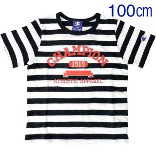 チャンピオン(Champion)の【新品未使用】Champion ボーダー 半袖Tシャツ 100(Tシャツ/カットソー)