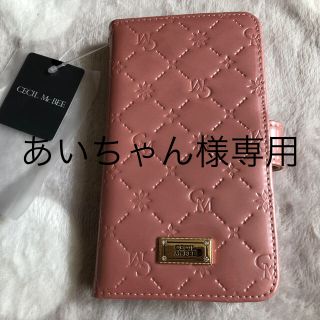 セシルマクビー(CECIL McBEE)のあいちゃん様専用 CECIL Mc BEE スライド式スマホケース 未使用品(iPhoneケース)