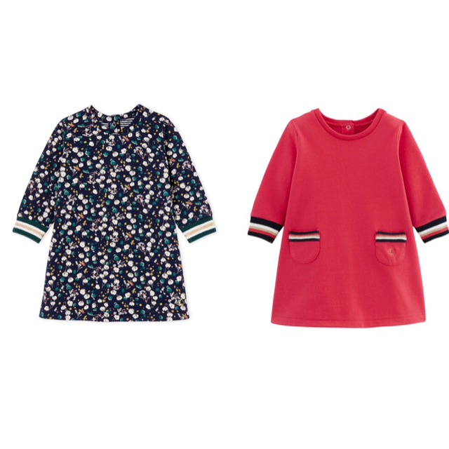 PETIT BATEAU(プチバトー)の【福助さん】様専用 12m キッズ/ベビー/マタニティのベビー服(~85cm)(ワンピース)の商品写真