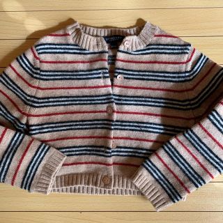 バーバリー(BURBERRY)のBurberry  ショート丈ニットカーディガン(カーディガン)