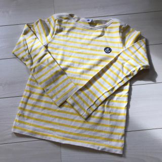 プチバトー(PETIT BATEAU)のプチバトー ボーダー ロンT(Tシャツ/カットソー)