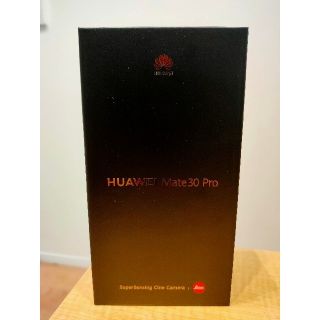 アンドロイド(ANDROID)の【美品】HUAWEI Mate 30 Pro グローバル版(スマートフォン本体)