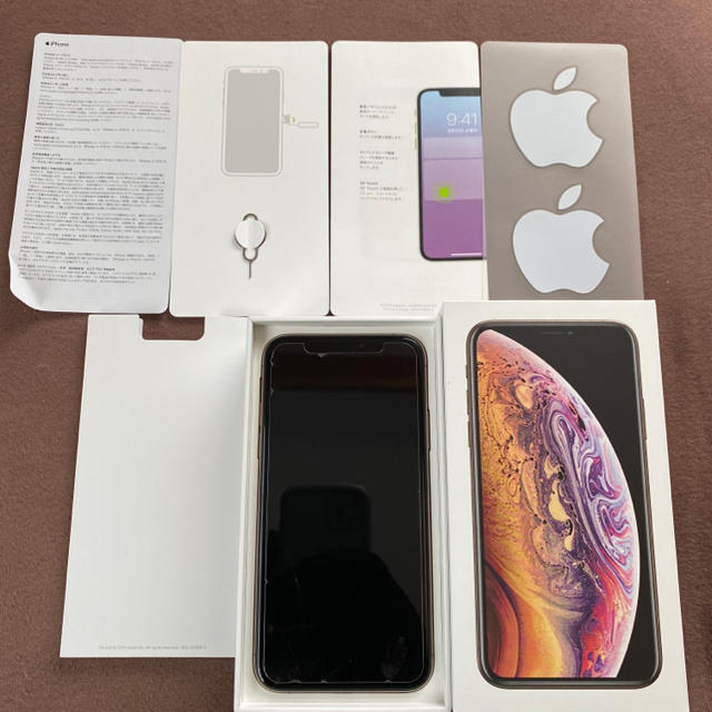 美品 iPhoneXs 256GB ゴールド FaceID使用不可 - スマートフォン本体