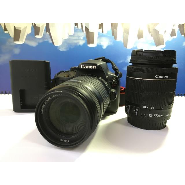 Canon(キヤノン)のCanon EOS kiss X7 ダブルレンズ スマホ/家電/カメラのカメラ(デジタル一眼)の商品写真