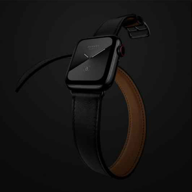 Hermès Apple Watch series5 アップルウォッチエルメス黒