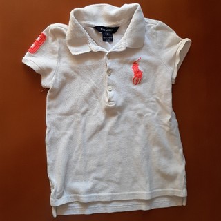 ラルフローレン(Ralph Lauren)のラルフローレン　RALPH LAUREN　半袖ポロシャツ　100 110 白(Tシャツ/カットソー)