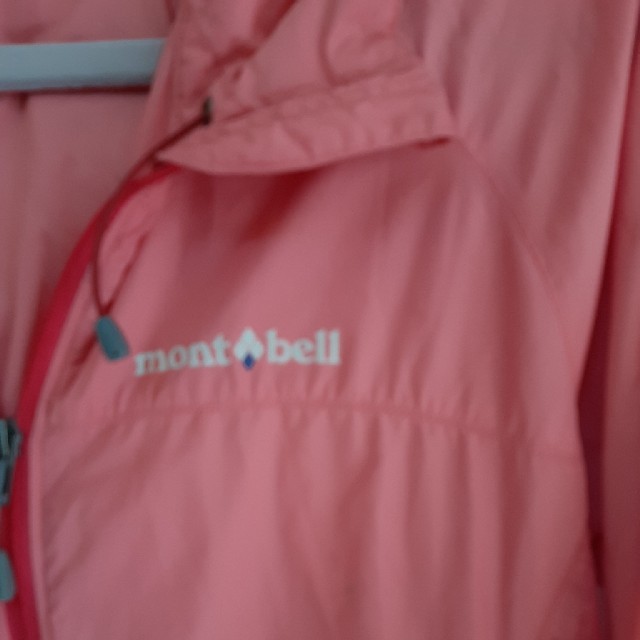 mont bell(モンベル)のモンベル　mont-bell　キッズ　130 ウィンドブレーカー　ピンク　女の子 キッズ/ベビー/マタニティのキッズ服女の子用(90cm~)(ジャケット/上着)の商品写真