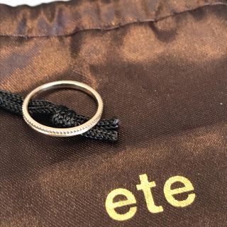 エテ(ete)のete リング　K10 ピンキー5号(リング(指輪))