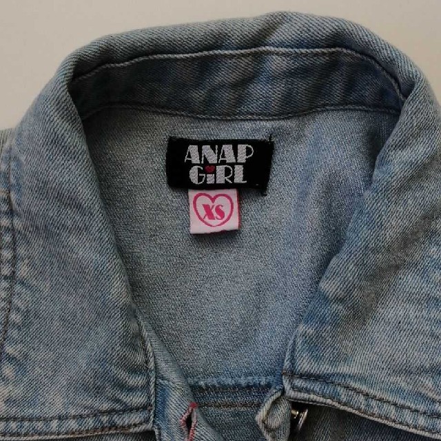 ANAP(アナップ)のANAP GIRL　130-140　Gジャン　デニムジャケット キッズ/ベビー/マタニティのキッズ服女の子用(90cm~)(ジャケット/上着)の商品写真