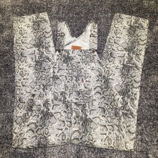 シュプリーム(Supreme)のSupreme Levis 2017AW Snakeskin Overalls(サロペット/オーバーオール)