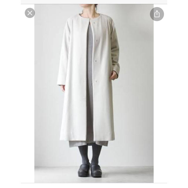 evam eva(エヴァムエヴァ)のご予約分　evam eva wool coat レディースのジャケット/アウター(ロングコート)の商品写真