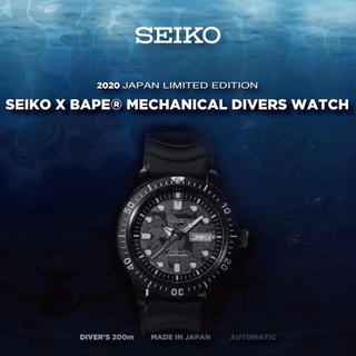 アベイシングエイプ(A BATHING APE)のSEIKO X BAPE ABC MECHANICAL DIVERS WATCH(腕時計(アナログ))