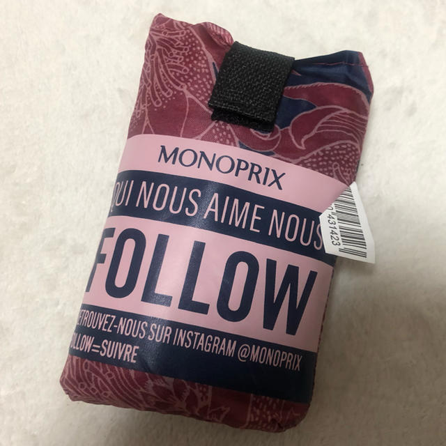 新品未使用★ MONOPRIX  モノプリエコバック  花柄 レディースのバッグ(エコバッグ)の商品写真