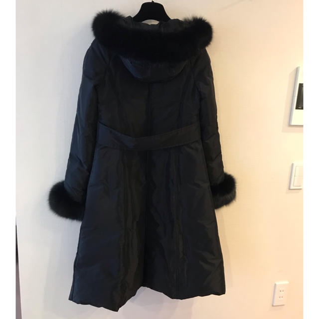 アウター Harrods - 美品 ハロッズ フォックスファー コート ブラック