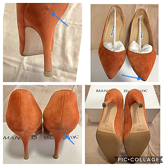 MANOLO BLAHNIK(マノロブラニク)の◆Masa様　専用◆マノロブラニク37 キエッタ　テラコッタ　ブラウン レディースの靴/シューズ(ハイヒール/パンプス)の商品写真