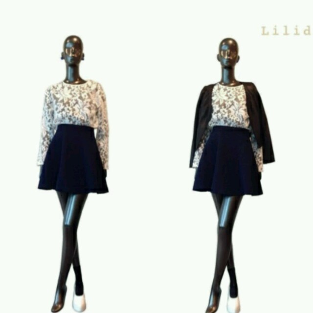 Lilidia(リリディア)のテラスフレアーHW SK レディースのスカート(ミニスカート)の商品写真