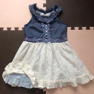 アクシーズファム(axes femme)のaxes femme kids★アクシーズファム　レースドレス130 USED(ワンピース)