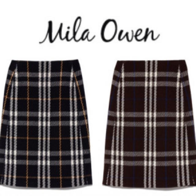 Mila Owen(ミラオーウェン)の【今日限定！】mila owen ミラオーウェン  チェックスカート 赤  レディースのスカート(ひざ丈スカート)の商品写真