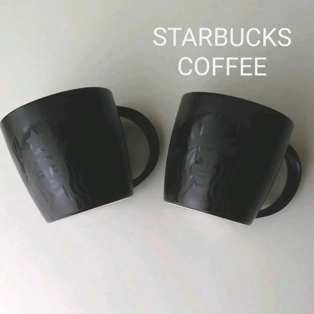 Starbucks Coffee(スターバックスコーヒー)のスターバックス ブラックマグ‼︎  新品未使用‼︎  ギフトボックス付き‼︎‼︎ インテリア/住まい/日用品のインテリア/住まい/日用品 その他(その他)の商品写真