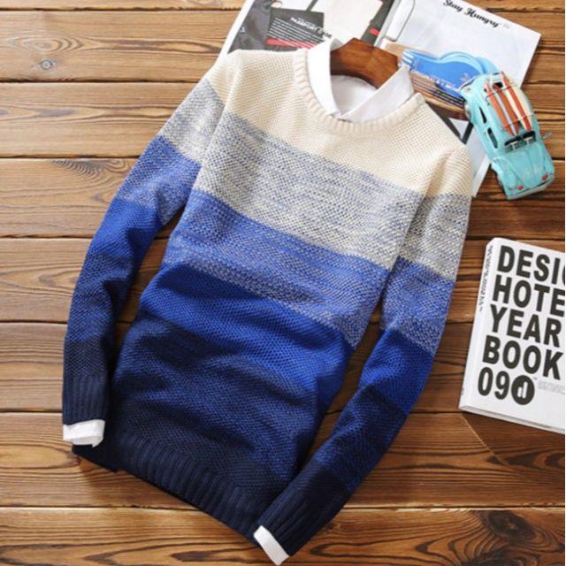 M L Xl 新品 青 セーター メンズ ボーダー メンズ 冬服 長袖 ニットの通販 By ラクラクショップ ラクマ M L Xl 新品 青 セーター メンズ ボーダー メンズ 冬服 長袖 ニットの通販 By ラクラクショップ ラクマ