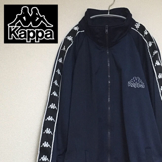 カッパ(Kappa)の美中古 90s kappa サイドロゴ トラックジャケット ジャージ ネイビー(ジャージ)