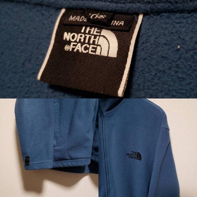 THE NORTH FACE(ザノースフェイス)の【古着】ノースフェイス フリースジャケット ブルー メンズ XL メンズのトップス(スウェット)の商品写真