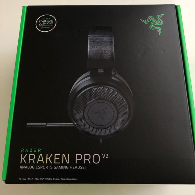 Razer KRAKEN PRO V2 BLACK OVAL レイザーのサムネイル