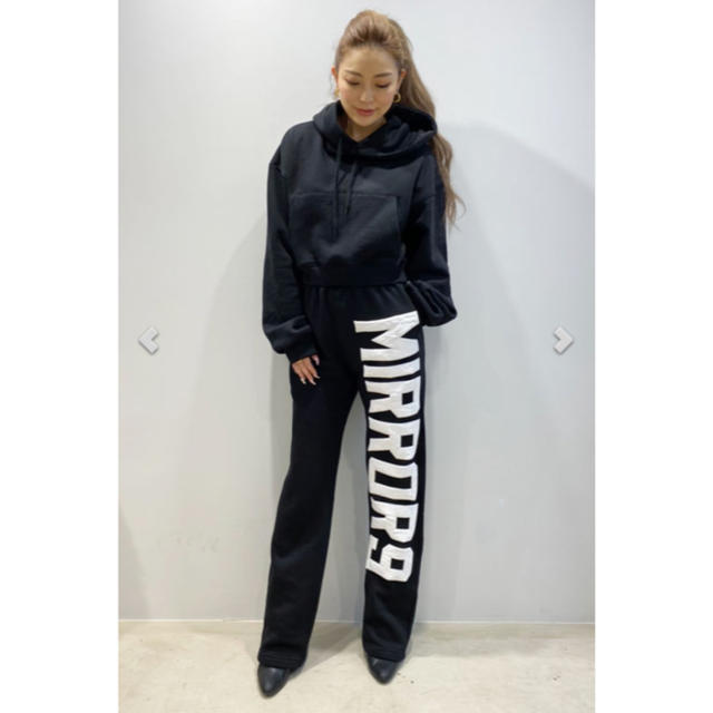 MIRROR9 ICON sweat pants BL×WH Mサイズ