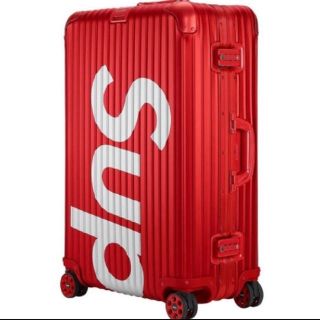 シュプリーム(Supreme)のsupreme RIMOWA Topas Multiwheel 82L red(トラベルバッグ/スーツケース)