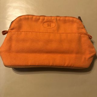 エルメス(Hermes)のみかん様　専用　HERMES  ポリードポーチ　オレンジ(ポーチ)