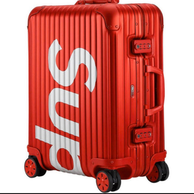 Supreme(シュプリーム)のSupreme Rimowa Topas Multiwheel 45L Red メンズのバッグ(トラベルバッグ/スーツケース)の商品写真