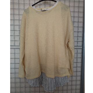 シューラルー(SHOO・LA・RUE)のシューラルー レイヤードラメ入りニット☆新品(ニット/セーター)