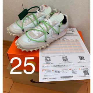 オフホワイト(OFF-WHITE)のNIKE オフホワイト　ワッフルレーサー(スニーカー)