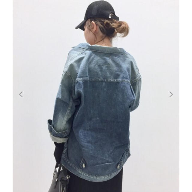 L'Appartement DEUXIEME CLASSE(アパルトモンドゥーズィエムクラス)の【STAMMBAUM／シュタンバウム】OVERSIZE DENIMJACKET レディースのジャケット/アウター(Gジャン/デニムジャケット)の商品写真