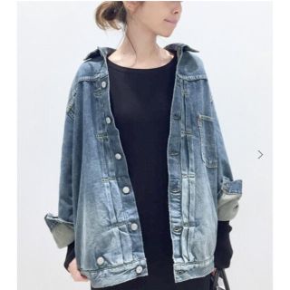 アパルトモンドゥーズィエムクラス(L'Appartement DEUXIEME CLASSE)の【STAMMBAUM／シュタンバウム】OVERSIZE DENIMJACKET(Gジャン/デニムジャケット)