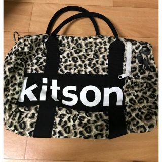 キットソン(KITSON)のほぼ未使用美品！！2way ヒョウ柄 kitson ハンドショルダーBIGバッグ(ショルダーバッグ)